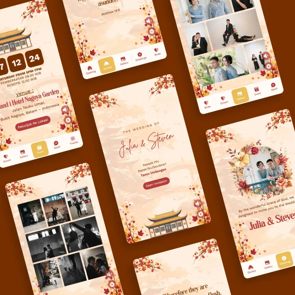 Undangan Digital Tema Korea