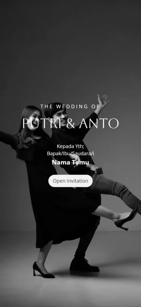 Desain Undangan Pernikahan Aesthetic
Elegan