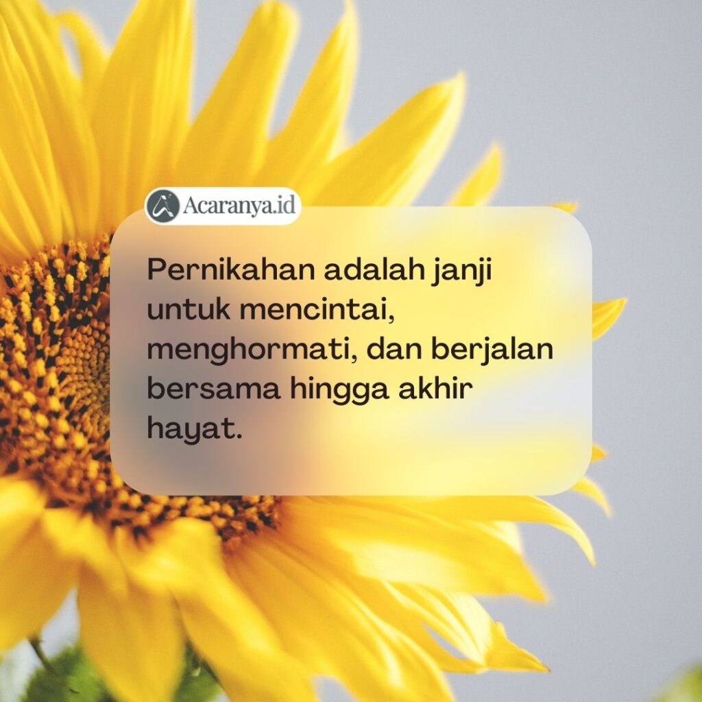 Quotes Tentang Makna Cinta dan Pernikahan