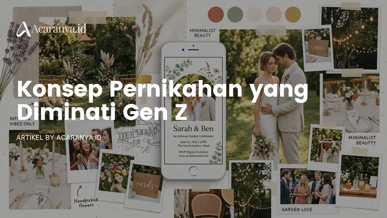 11 Ide Konsep Pernikahan yang Banyak Diminati Gen Z