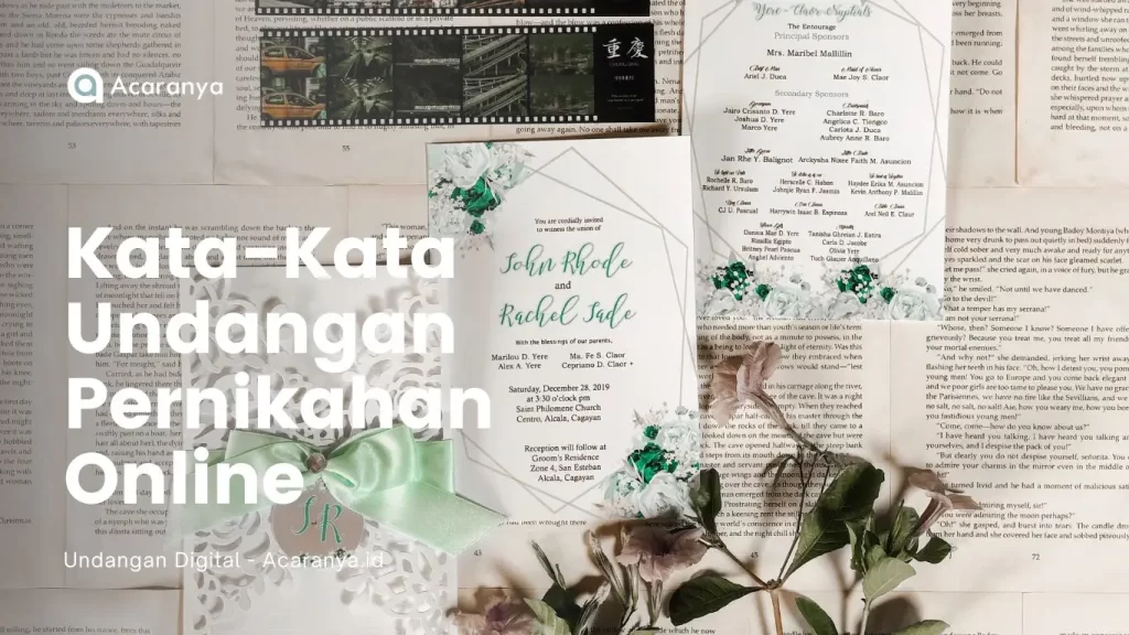 Kata-Kata Undangan Pernikahan Online