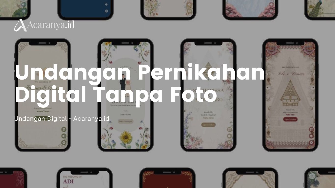 20 Contoh Tema Undangan Digital Tanpa Foto