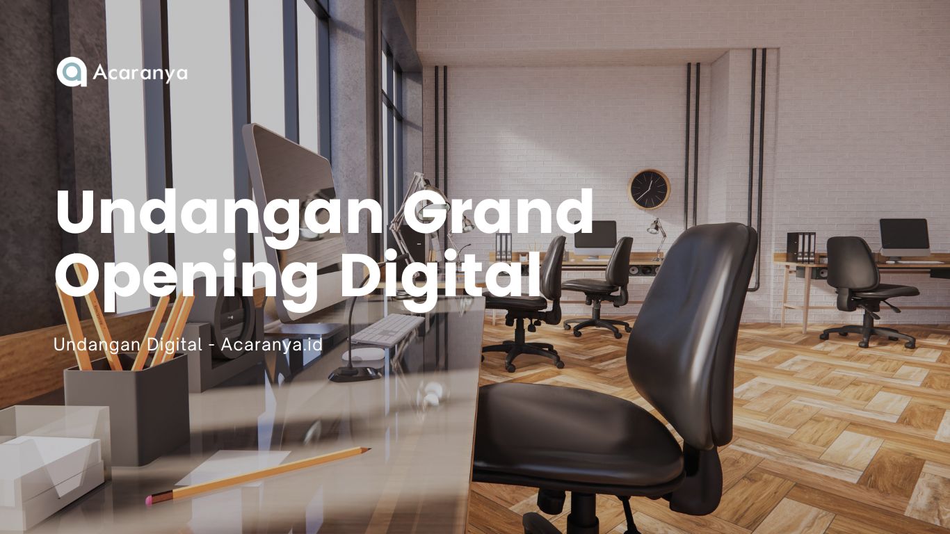 Undangan Grand Opening Digital