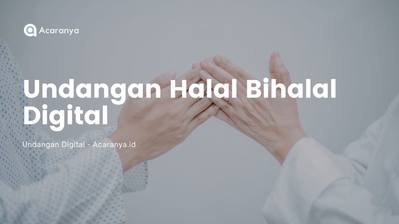Undangan Halal Bihalal Digital