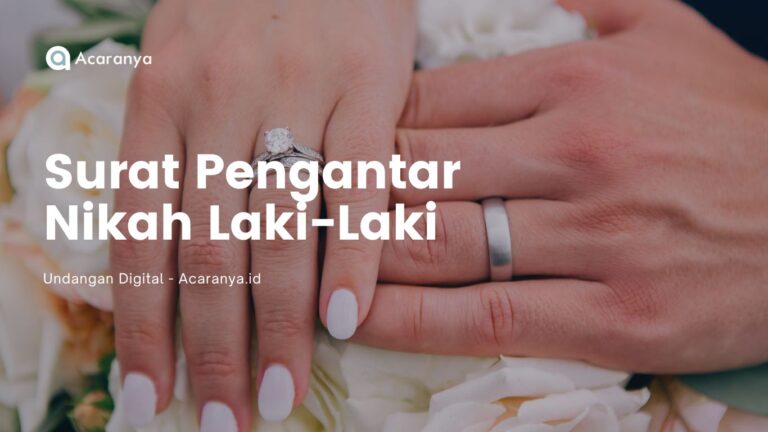 Surat Pengantar Nikah Laki-Laki