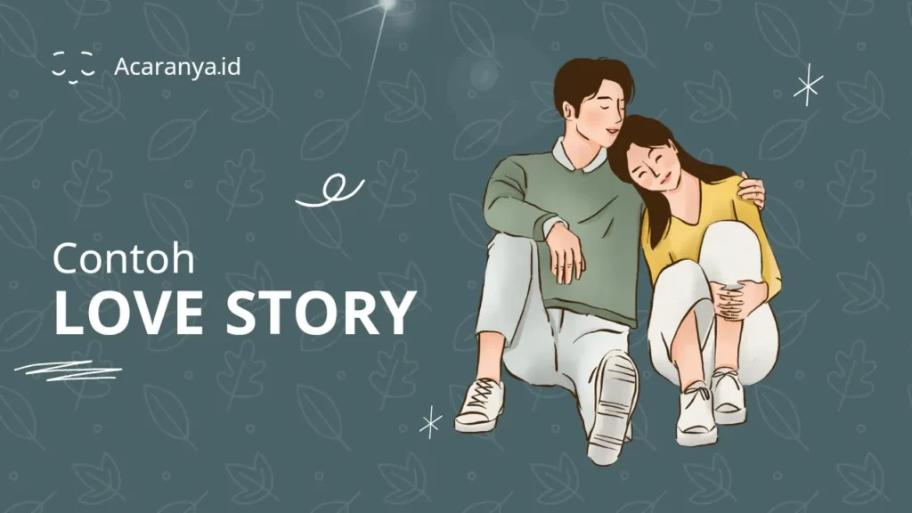 contoh love story undangan digital