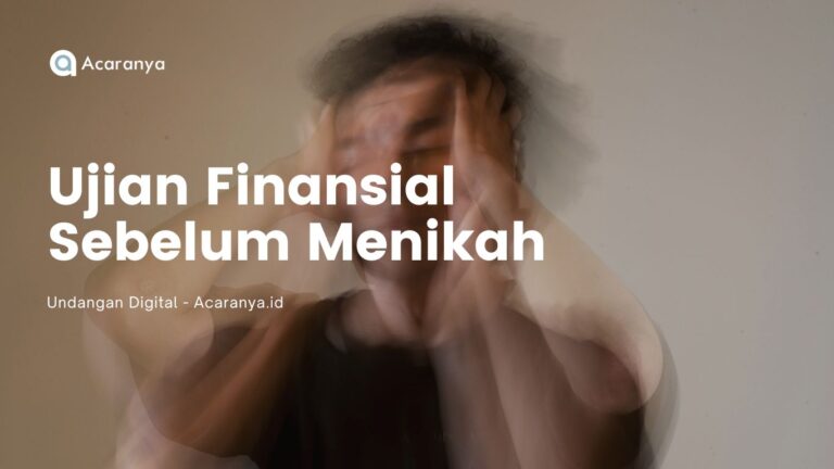 cara melewati ujian finansial sebelum menikah