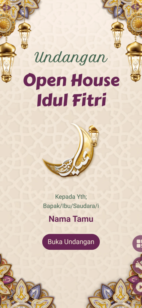 undangan open house idul fitri