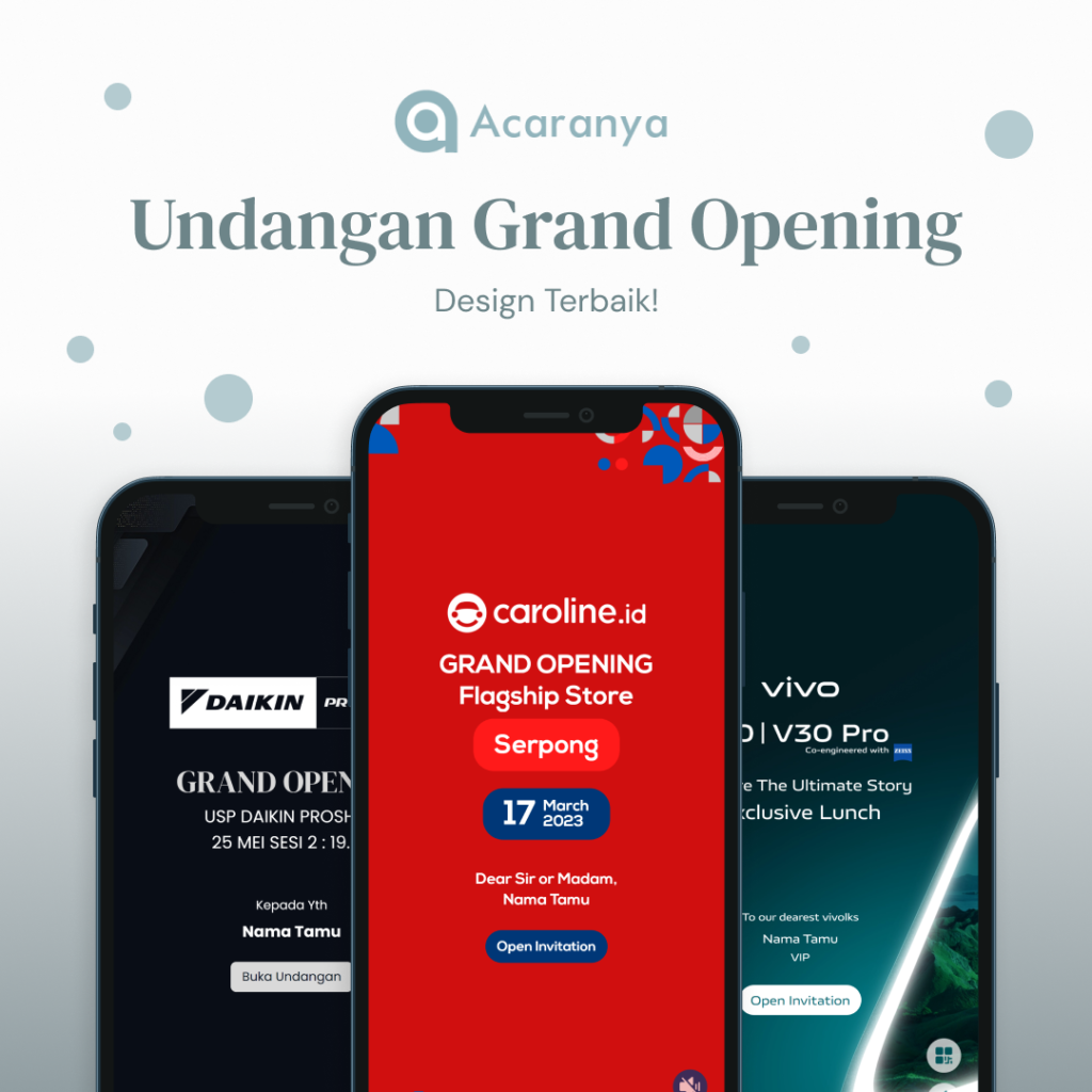 jasa website undangan grand opening digital online