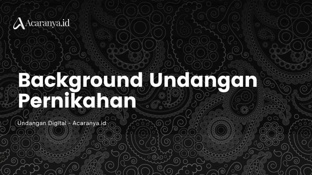 Background Undangan Pernikahan Kosong PNG