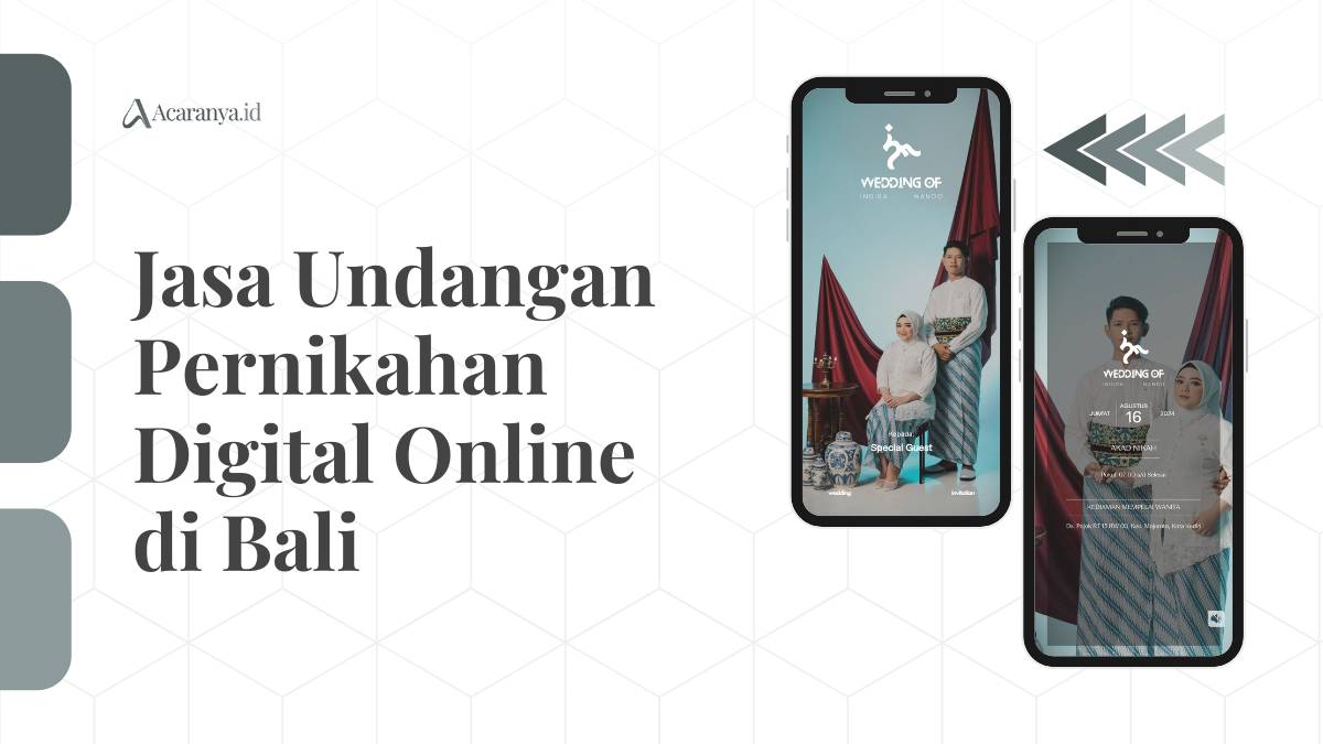 Jasa Undangan Pernikahan Digital Online di Bali