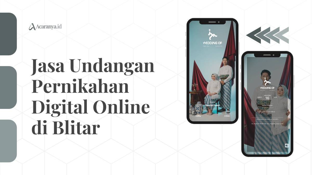 Jasa Undangan Pernikahan Digital Online di Blitar