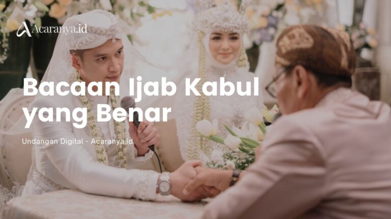 Bacaan Ijab Kabul Nikah yang Benar dalam Islam, Tidak Wajib Bahasa Arab!