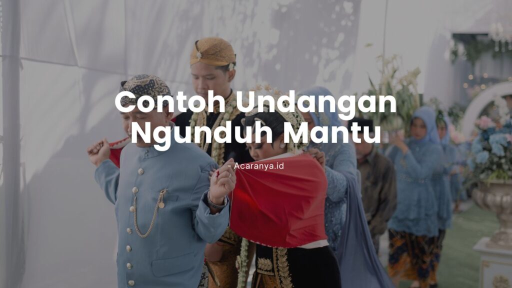 contoh undangan ngunduh mantu