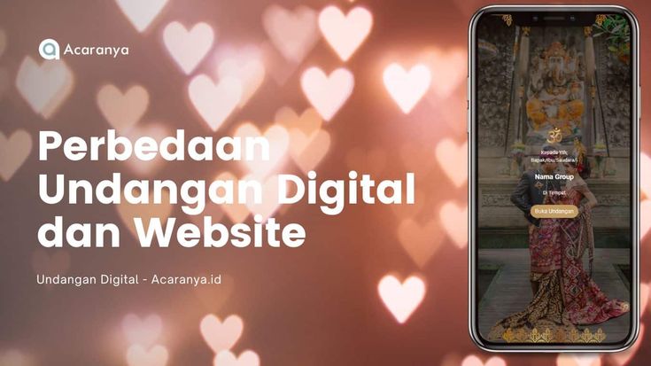 Perbedaan Undangan Digital dan Website 4 Perbedaan Undangan Digital dan Website