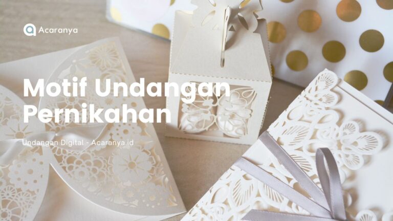 Motif Undangan Pernikahan 8 motif undangan pernikahan