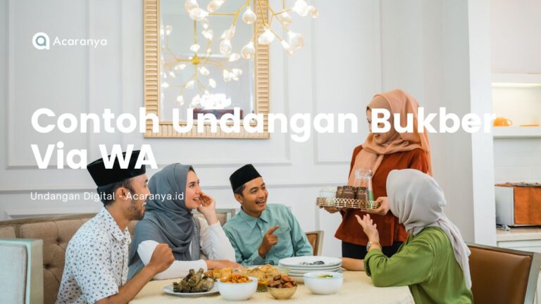 Contoh Undangan Bukber via WA 4 contoh undangan bukber via wa