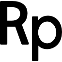 indonesia rupiah currency symbol