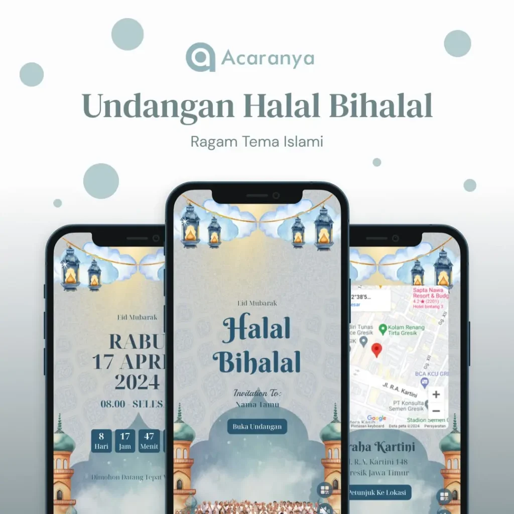 website undangan halal bihalal online digital