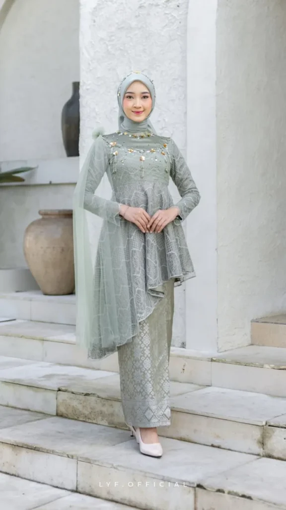 Kebaya Simple Minimalis Modern Hijab