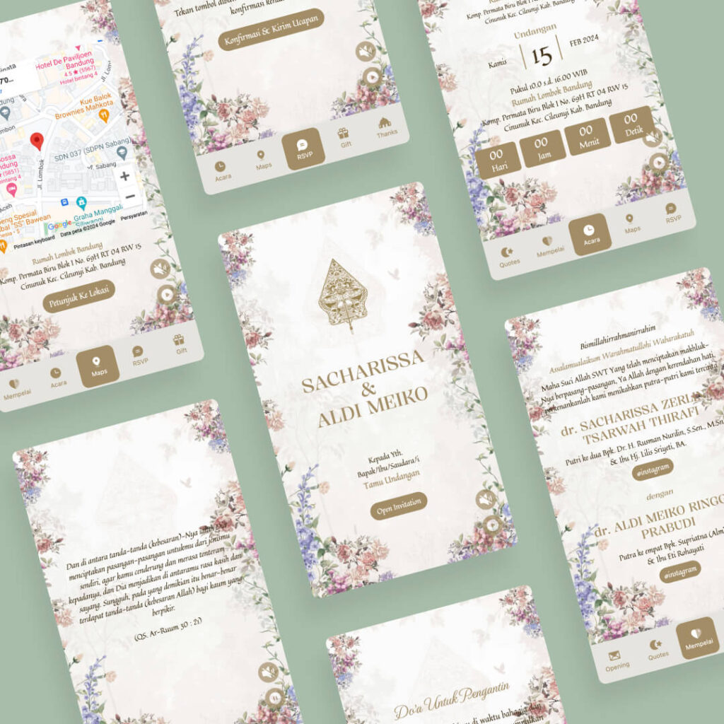 5 Contoh Undangan Ngunduh Mantu dan Cara Membuatnya 6 Feminime Javanese