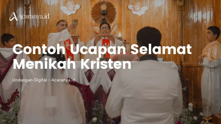 33 Contoh Ucapan Selamat Menikah Kristen 3 33 Contoh Ucapan Selamat Menikah Kristen