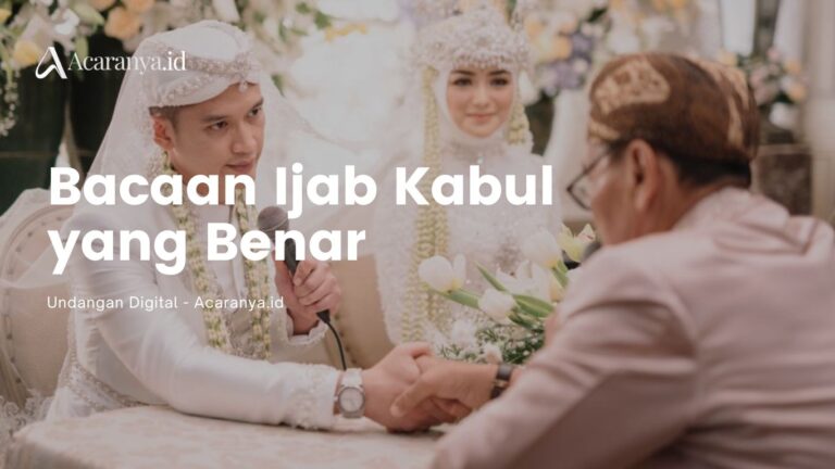 Bacaan Ijab Kabul Nikah yang Benar dalam Islam, Tidak Wajib Bahasa Arab! 6 Bacaan Ijab Kabul Nikah yang Benar dalam Islam, Tidak Wajib Bahasa Arab!