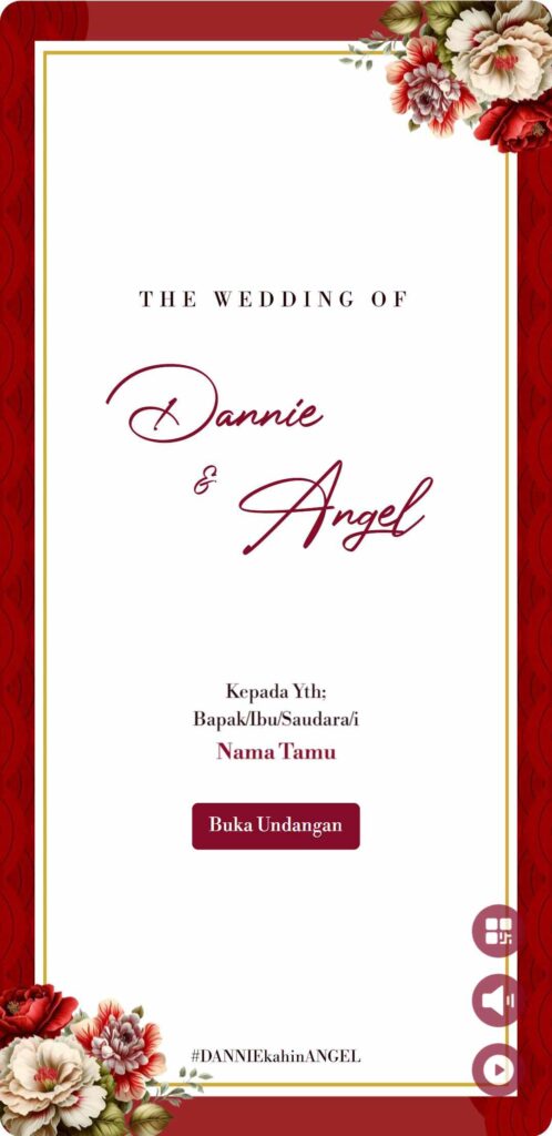 20 Contoh Tema Undangan Digital Tanpa Foto 9 Angela