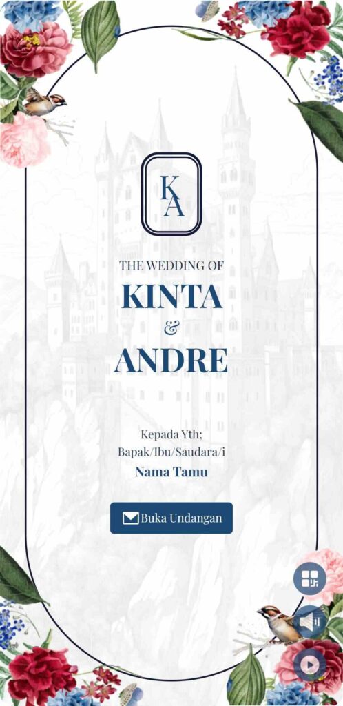 20 Contoh Tema Undangan Digital Tanpa Foto 17 Beautiful Flower