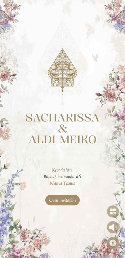 20 Contoh Tema Undangan Digital Tanpa Foto 6 Feminime Javanese