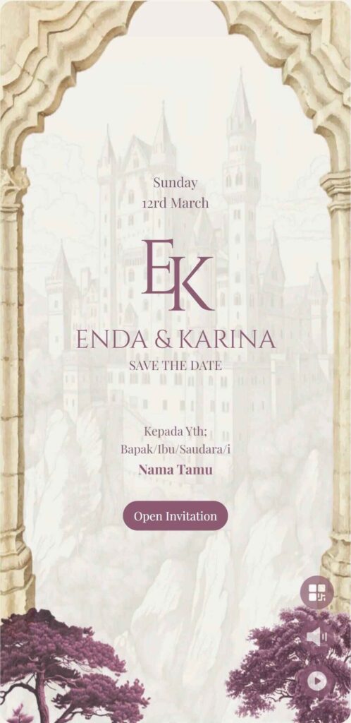 20 Contoh Tema Undangan Digital Tanpa Foto 20 Medieval Kingdom