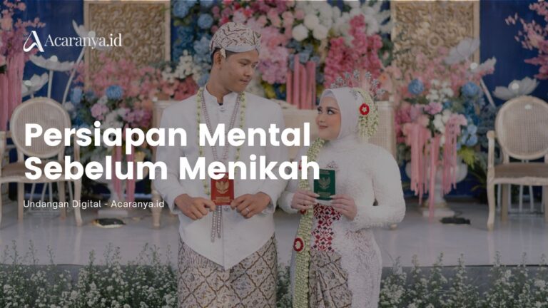8 Tips Persiapan Mental Sebelum Menikah, Ini Penting! 7 8 Tips Persiapan Mental Sebelum Menikah, Ini Penting!