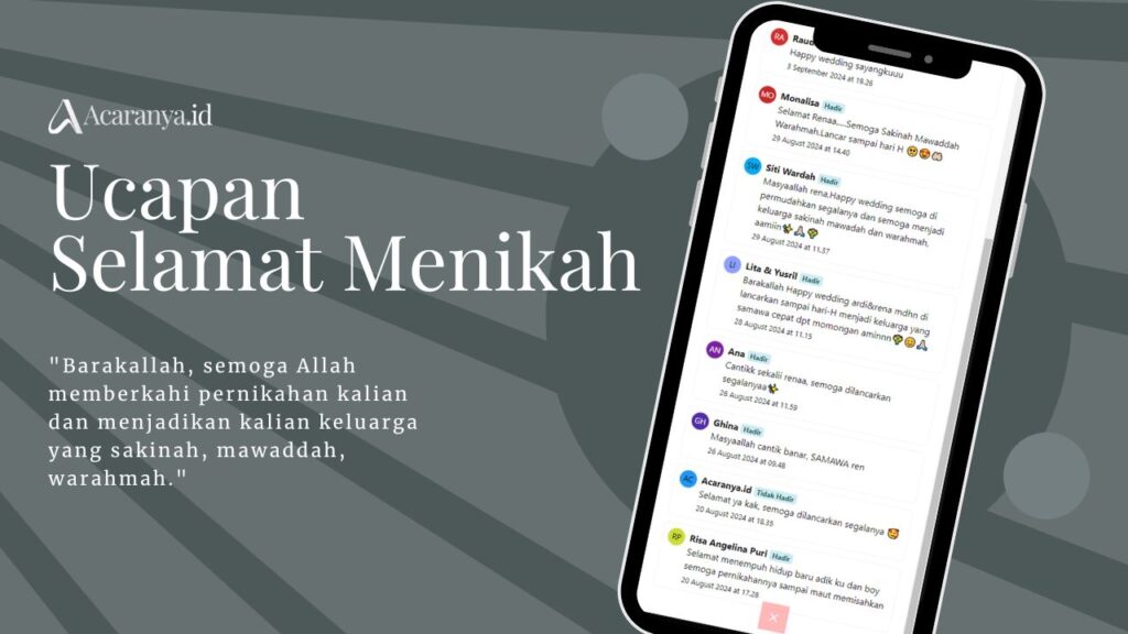 ucapan selamat menikah islami