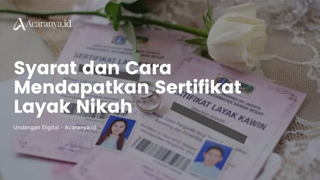 Cara Mendapatkan Sertifikat Layak Nikah dari Puskesmas dan Syaratnya 1 Syarat dan Cara Mendapatkan Sertifikat Layak Nikah
