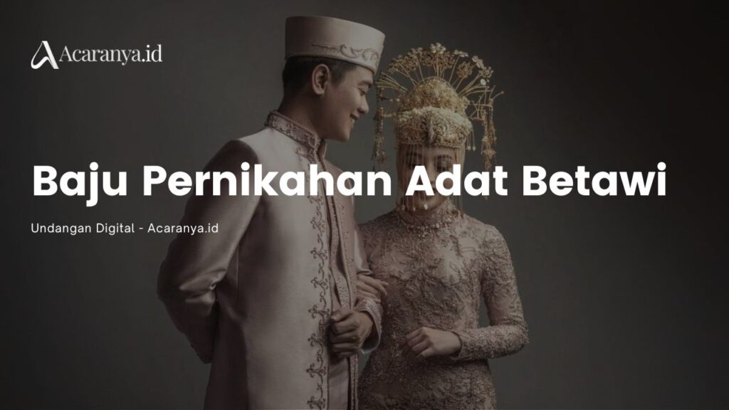 Baju Pernikahan Adat Betawi