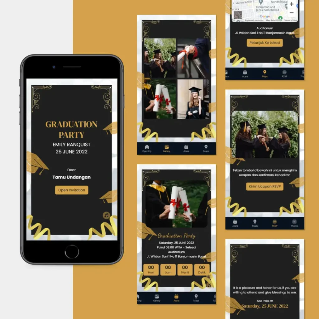 Jual Undangan Wisuda Digital: Rayakan Kelulusanmu Sekarang! 6 Graduation