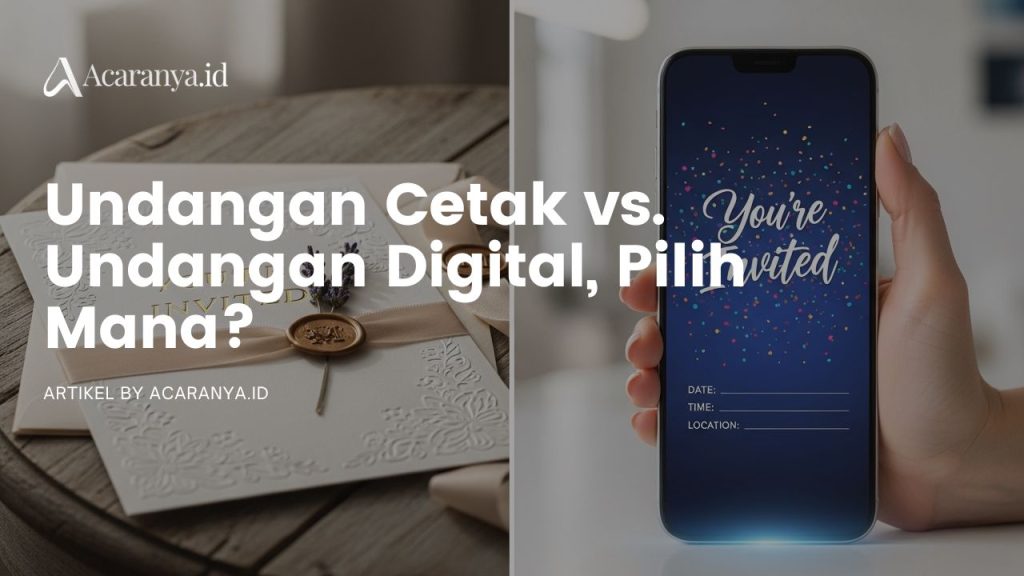 Undangan Cetak vs. Undangan Digital, Pilih Mana